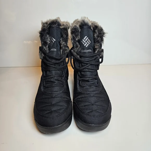 Columbia Women's Black Quilted Winter Boots Size 10.5 - Picture 3 of 11